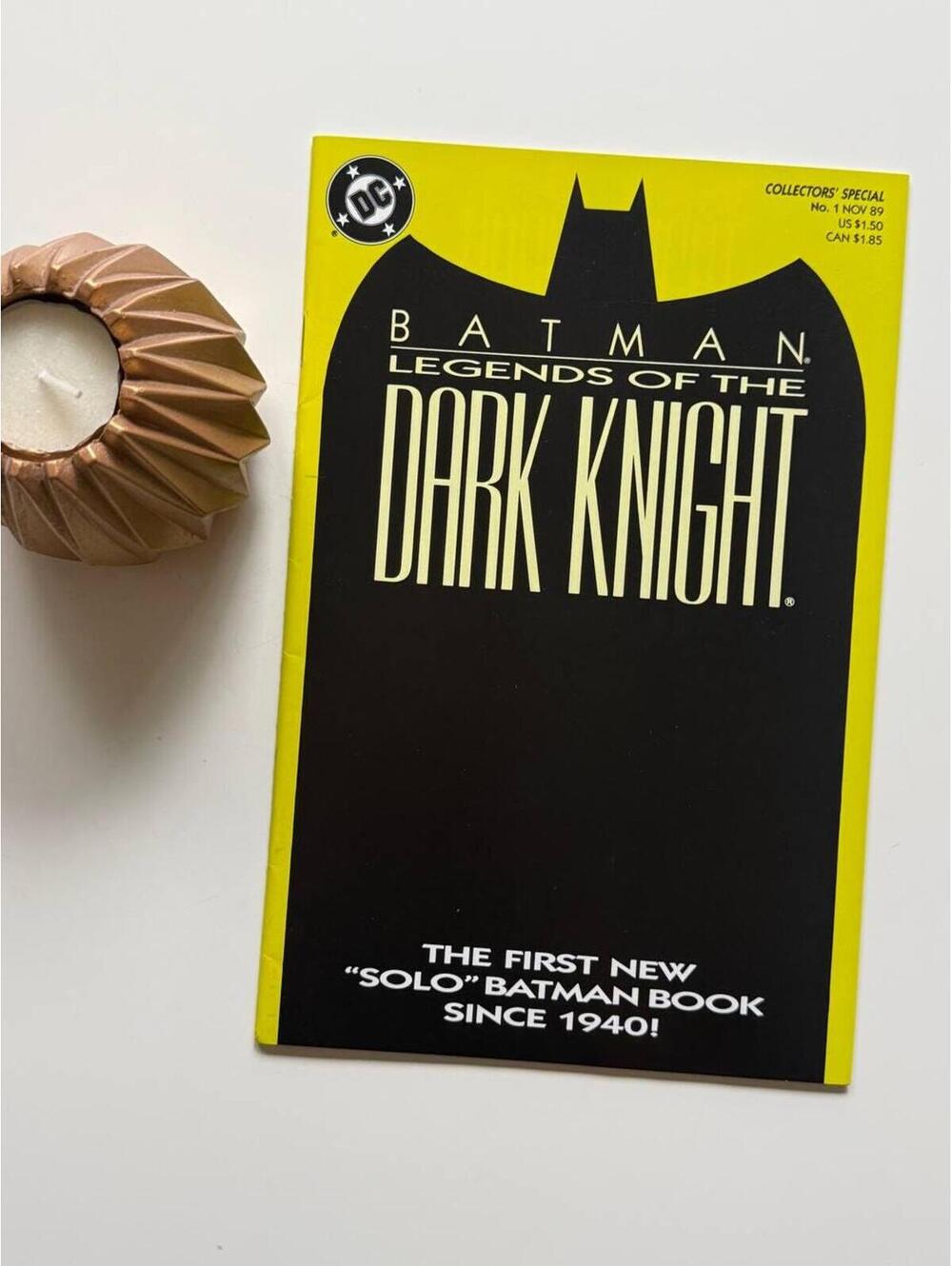 Batman Legends of the Dark Knight #1 (1989) Yellow Variant - Vintage Comic Book
